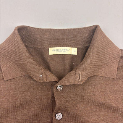 Brown Suitsupply Polo Shirt - M - Very Good - Revaleur
