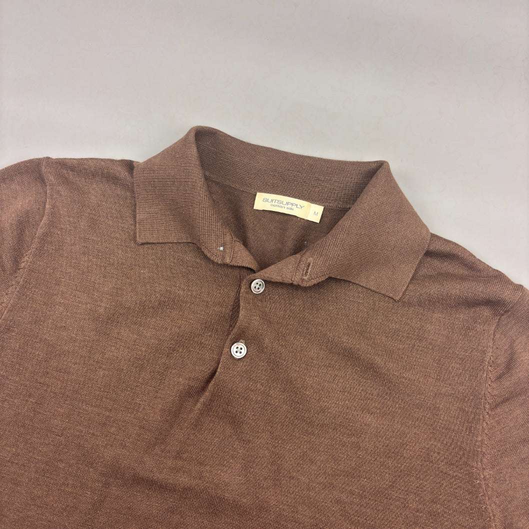 Brown Suitsupply Polo Shirt - M - Very Good - Revaleur