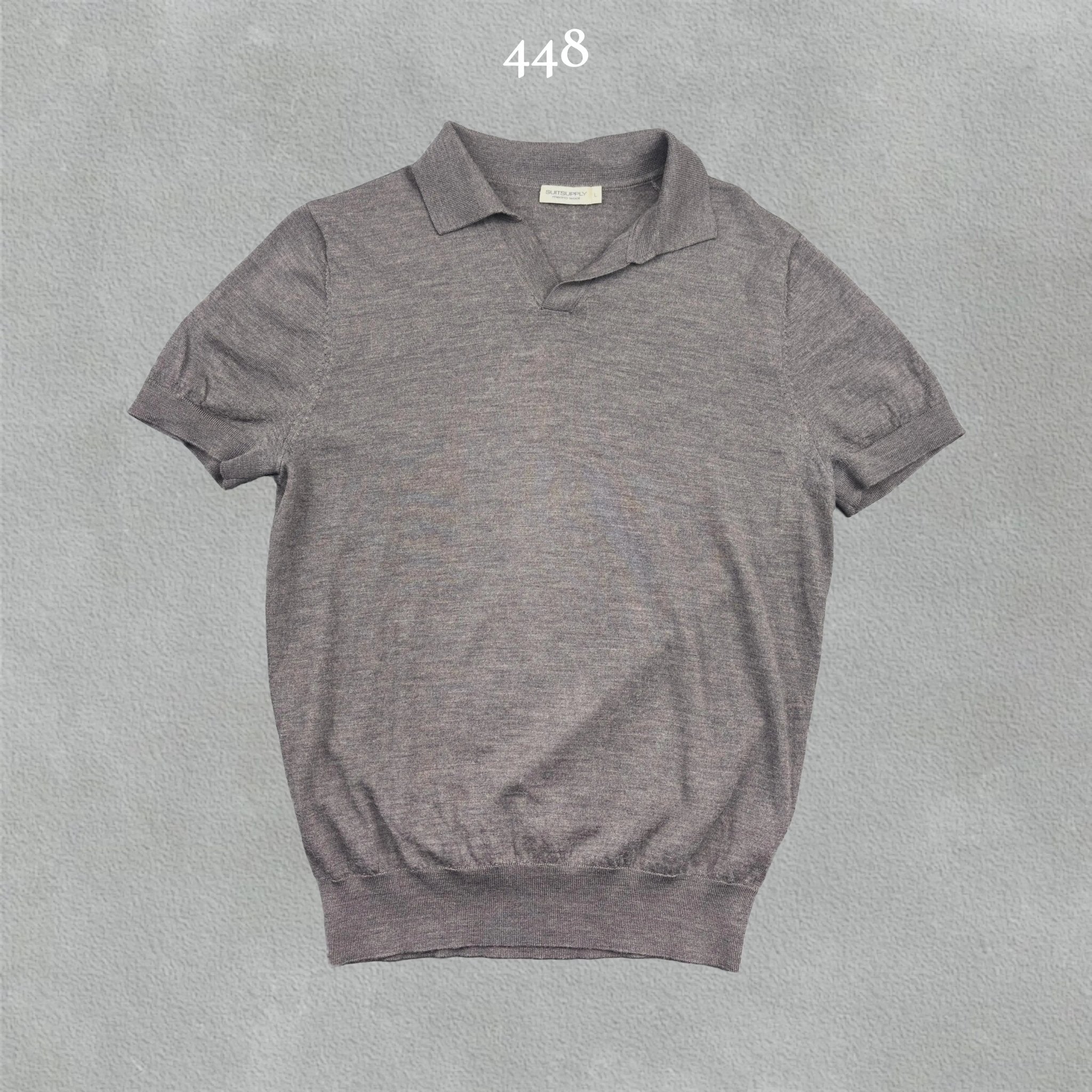 Brown Suitsupply Polo Shirt - Men L - Very Good - Revaleur