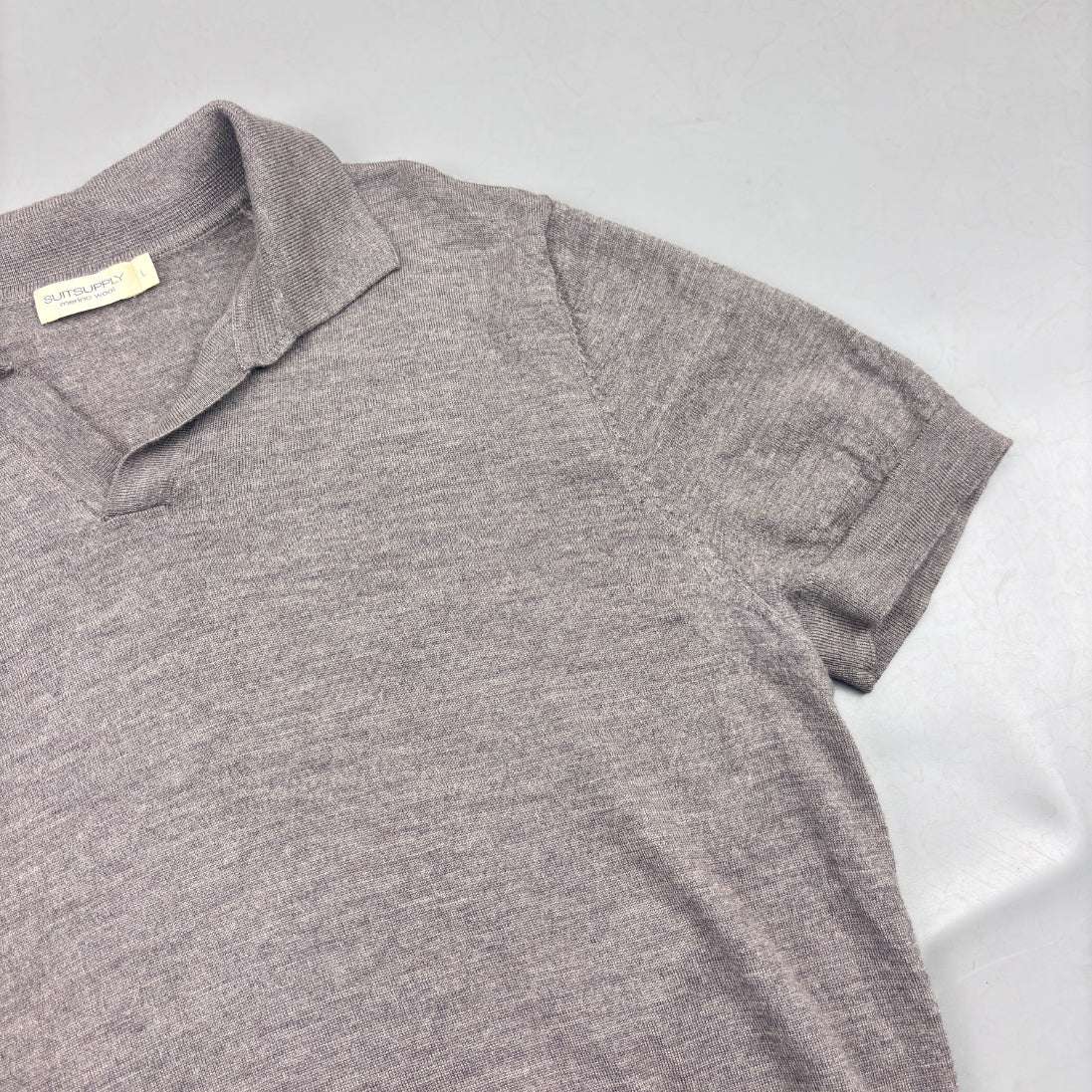 Brown Suitsupply Polo Shirt - Men L - Very Good - Revaleur