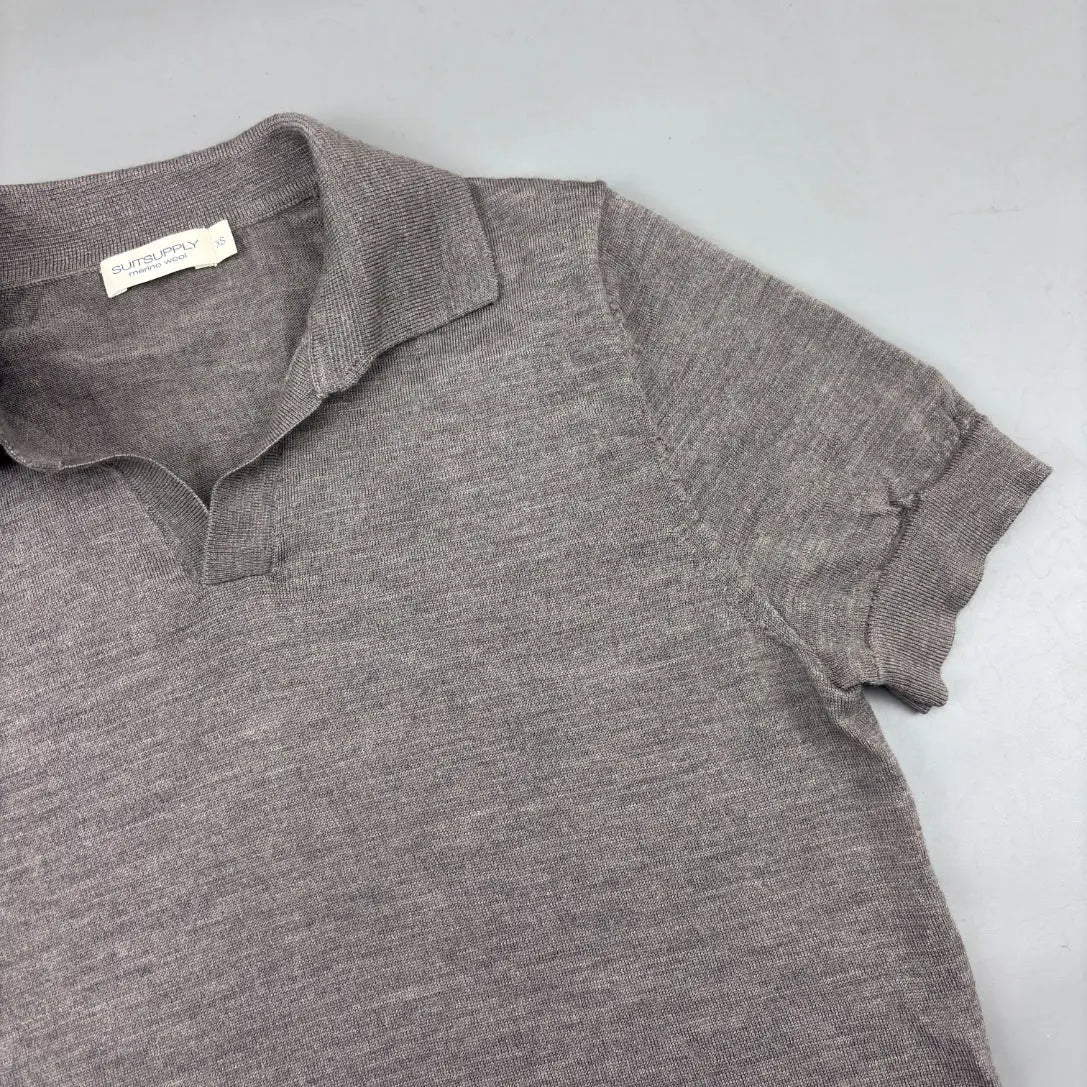 Brown Suitsupply Polo Shirt - XS - New - Revaleur