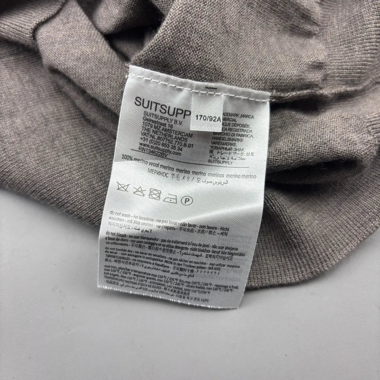 Brown Suitsupply Polo Shirt - XS - New - Revaleur