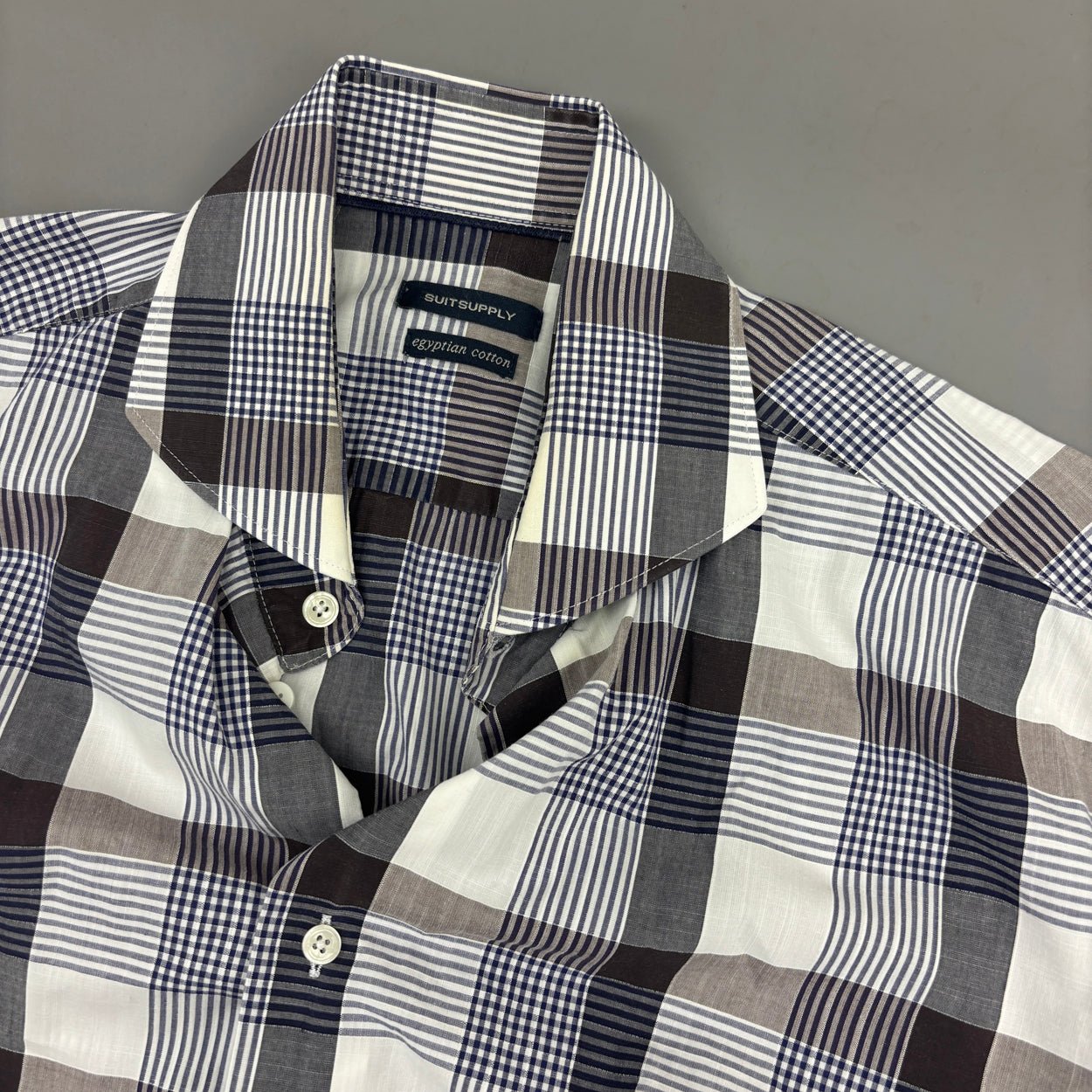 Brown Suitsupply Shirt - Men 39 - Very Good - Revaleur