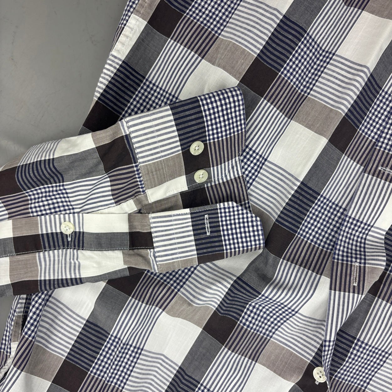 Brown Suitsupply Shirt - Men 39 - Very Good - Revaleur