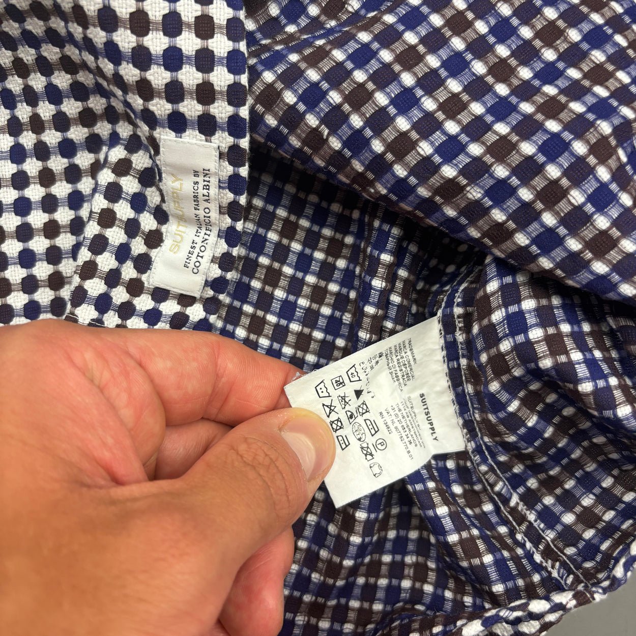 Brown Suitsupply Shirt - Men 39S - Very Good - Revaleur