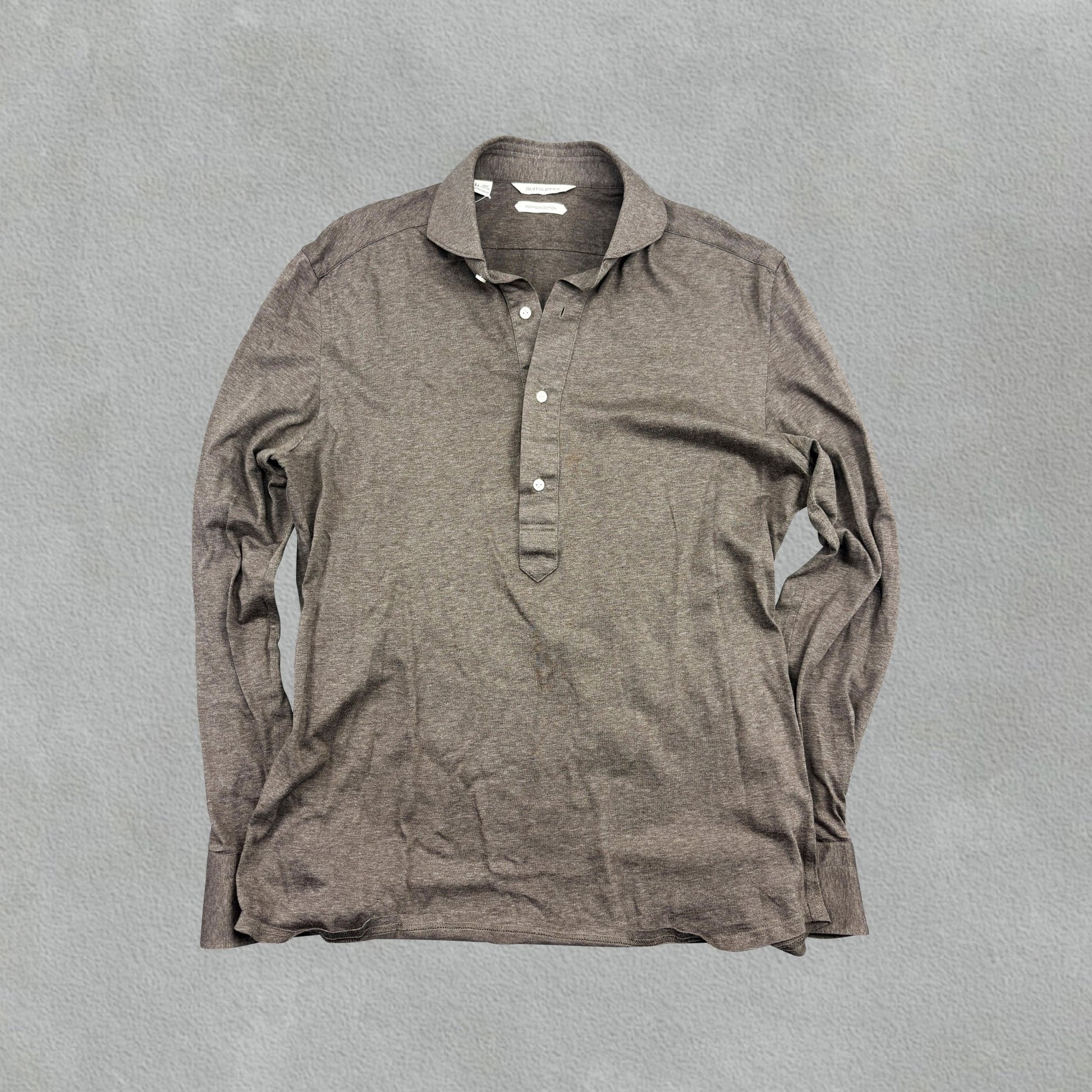 Brown Suitsupply Shirt - Men 40 - Very Good - Revaleur