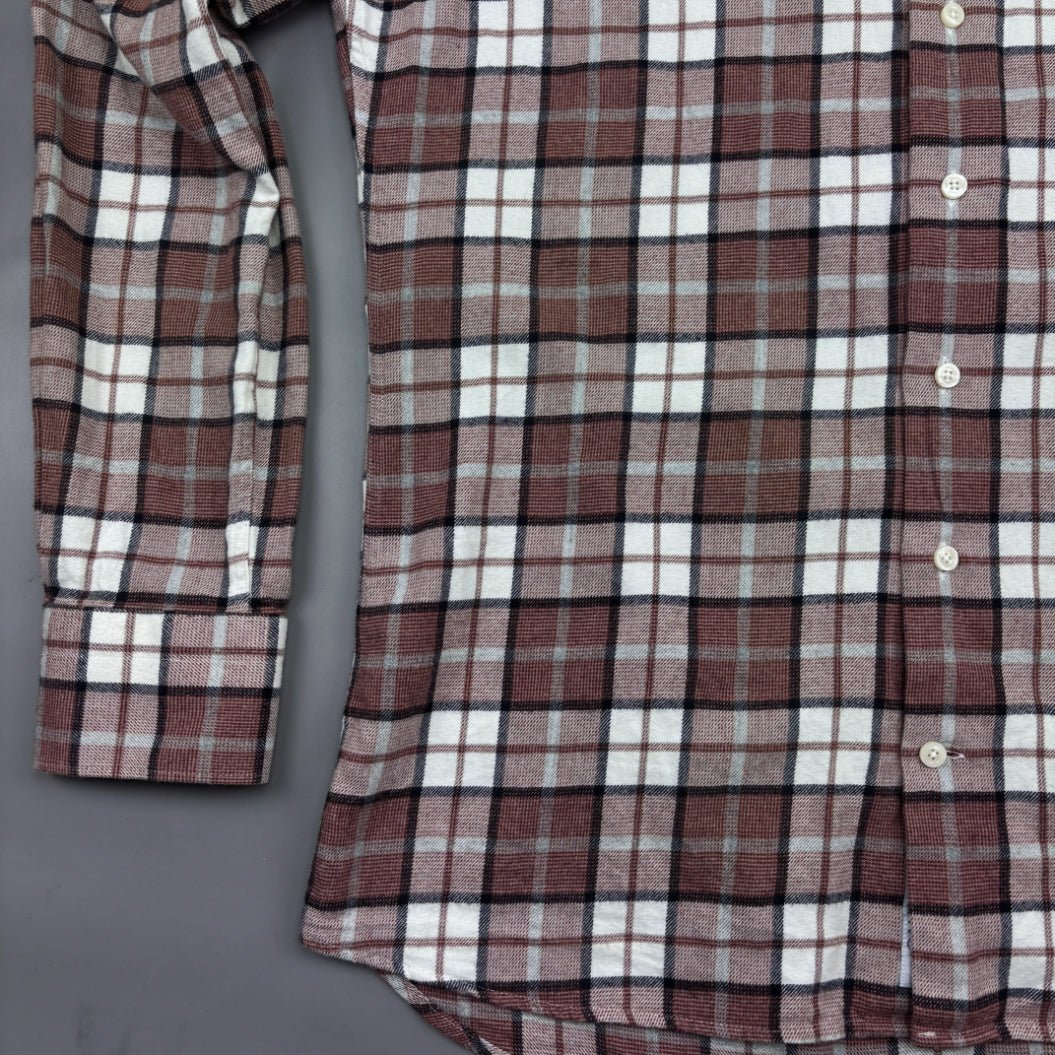 Brown Suitsupply Shirt - Men S - Very Good - Revaleur