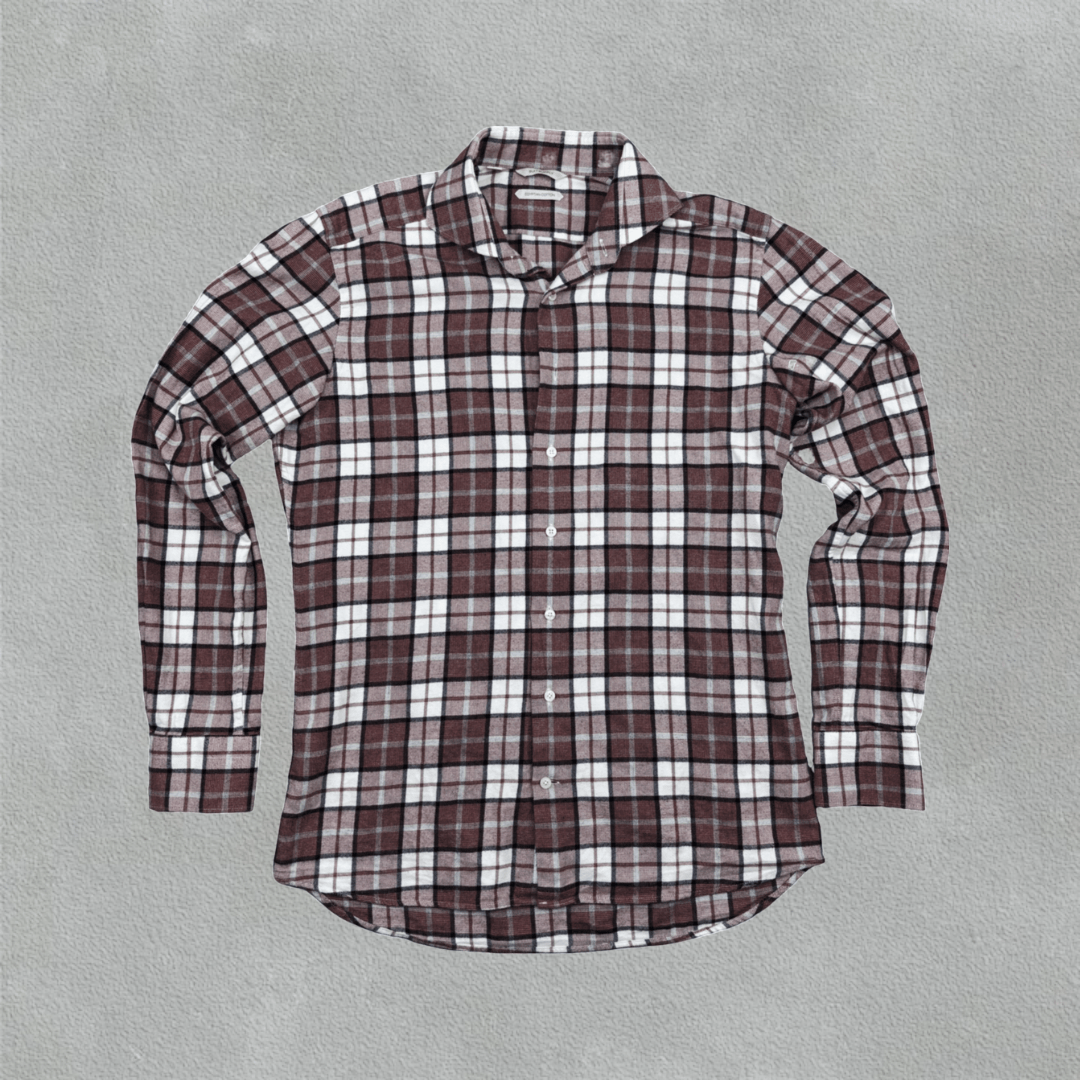 Brown Suitsupply Shirt - Men S - Very Good - Revaleur