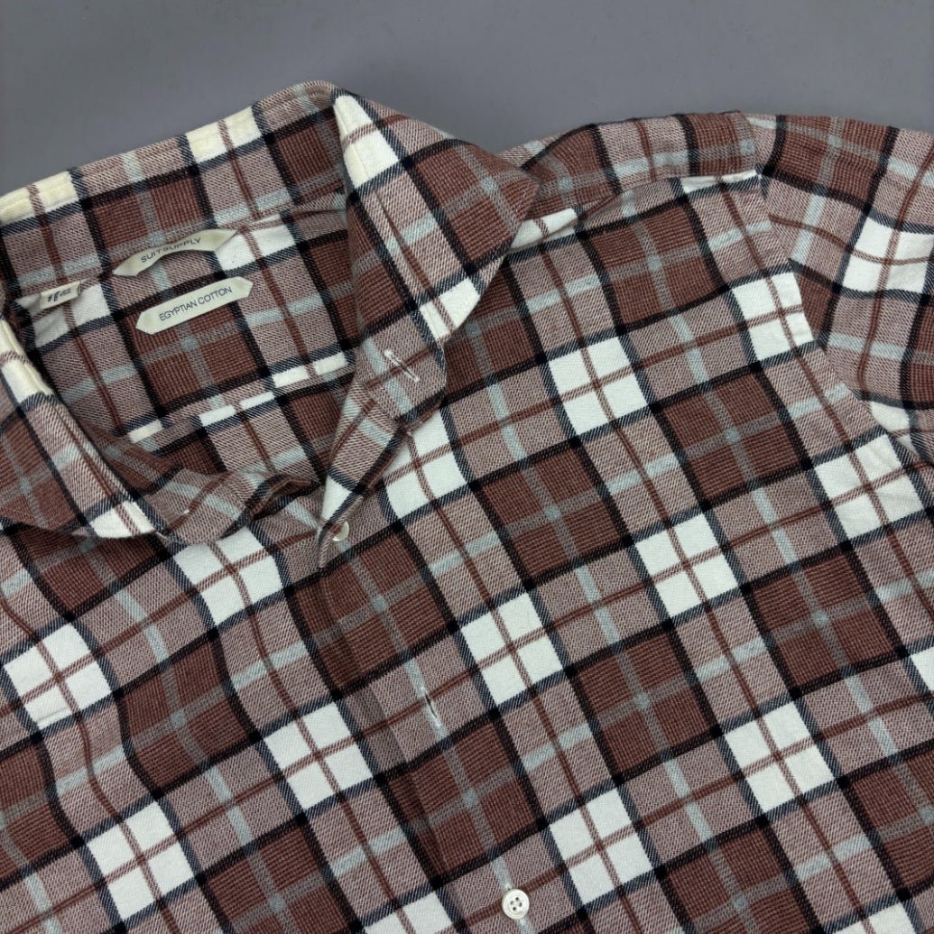 Brown Suitsupply Shirt - Men S - Very Good - Revaleur
