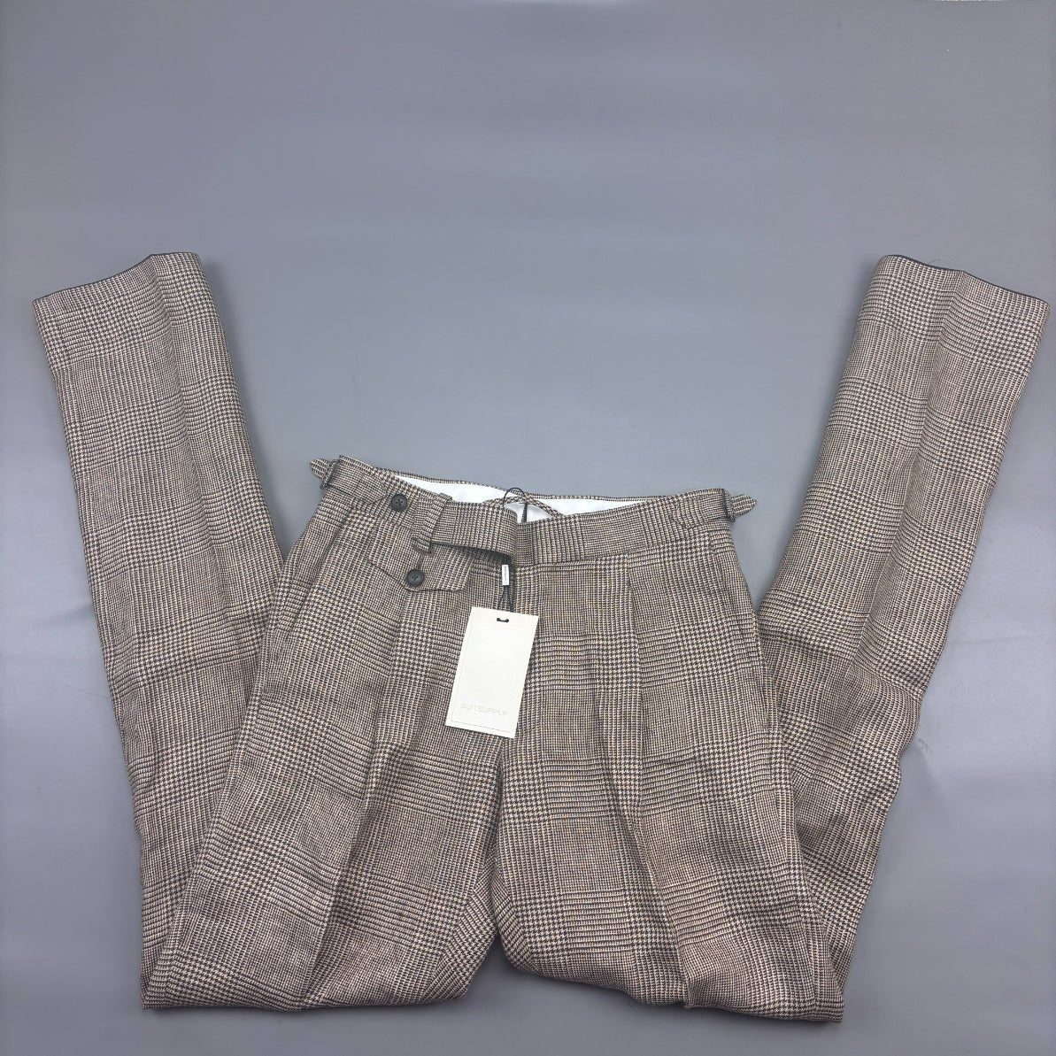 Brown Suitsupply Trousers - Men W26 - New With Tags - Revaleur