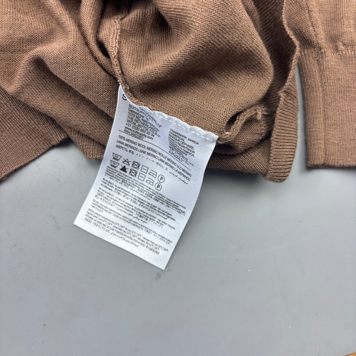 Brown Suitsupply Turtleneck - Men L - New - Revaleur