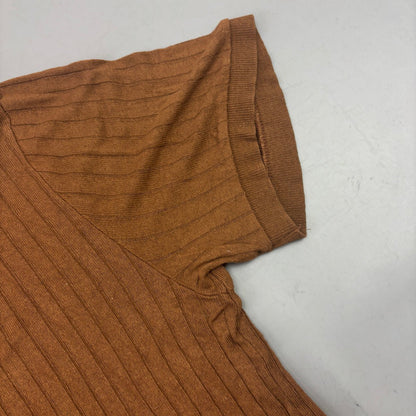 Brown Zara Polo Shirt - Men XL - New - Revaleur