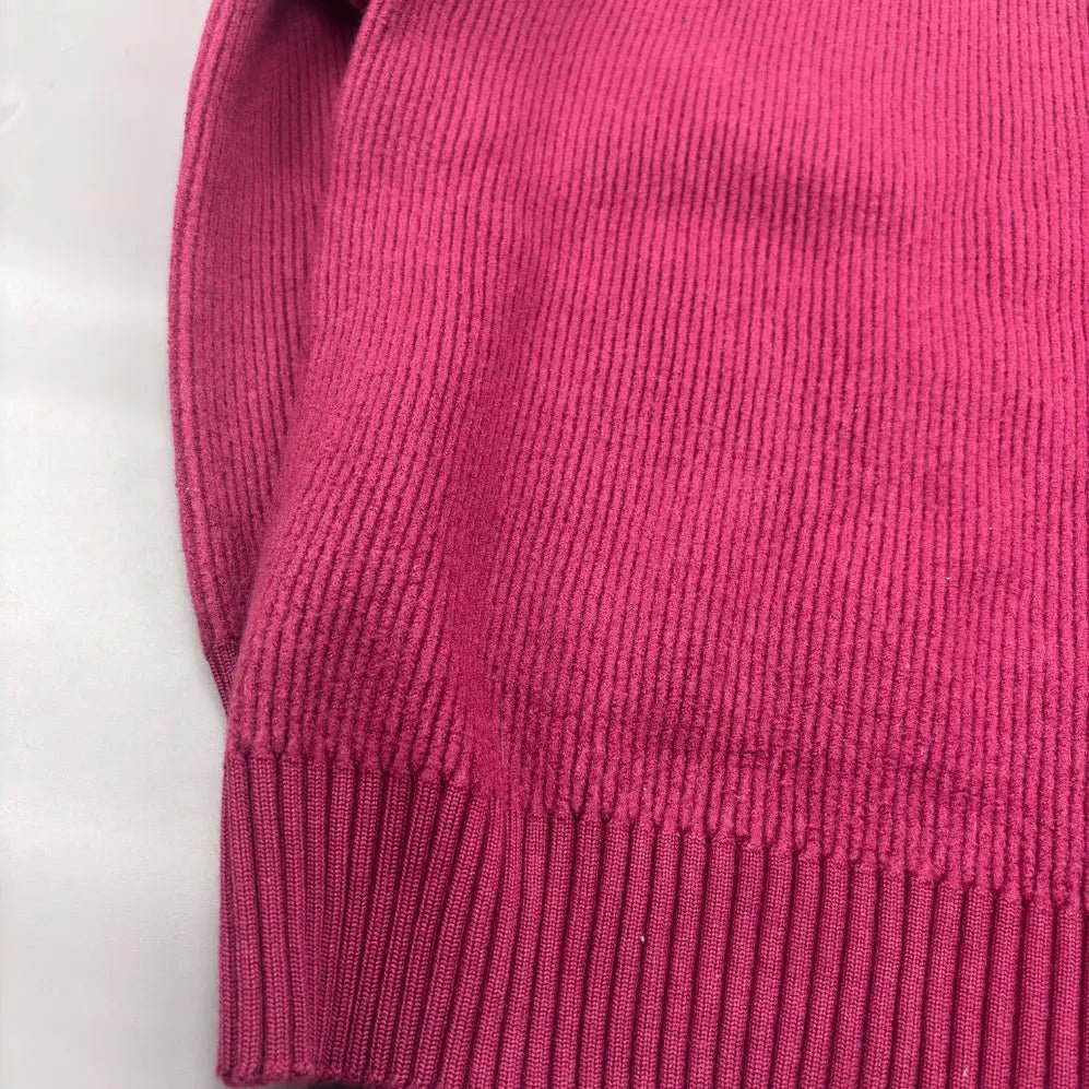 Burgundy Authentic Stone Island Knitted Jumper - S - New, Never Worn - Revaleur