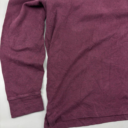 Burgundy Ralph Lauren Half Zip - Men L - Very Good - Revaleur