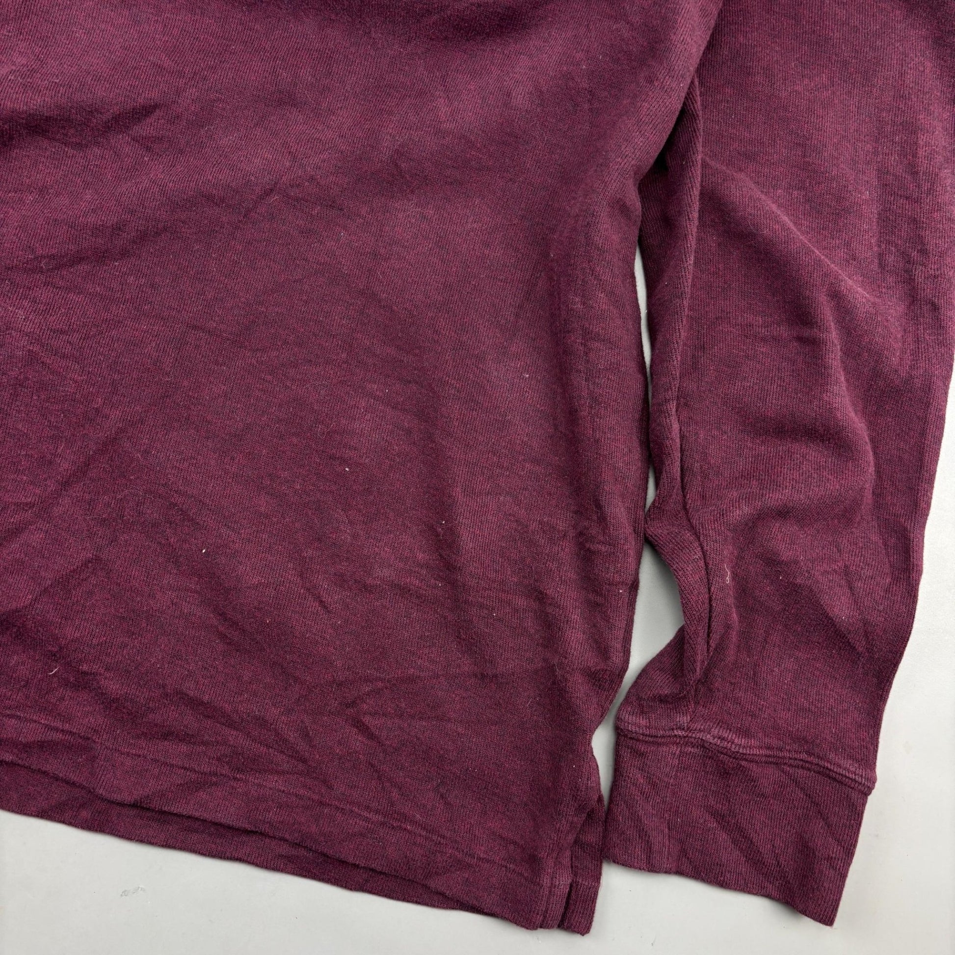 Burgundy Ralph Lauren Half Zip - Men L - Very Good - Revaleur