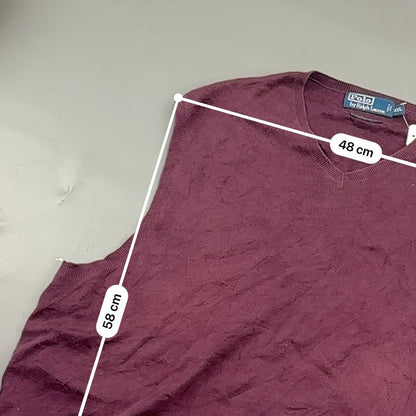 Burgundy Ralph Lauren Spencer - Men XXL - Very Good - Revaleur