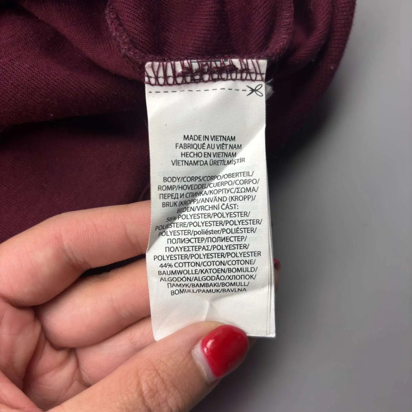 Burgundy Ralph Lauren Zip Vest - L - Very Good - Revaleur