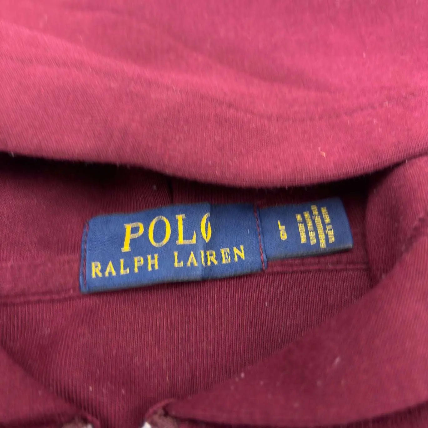 Burgundy Ralph Lauren Zip Vest - L - Very Good - Revaleur