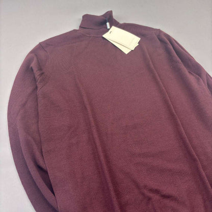 Burgundy Suitsupply Turtleneck - Men S - New With Tags - Revaleur