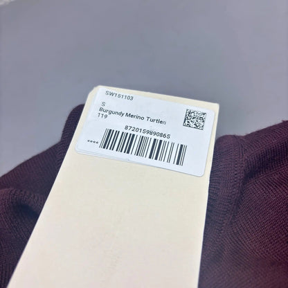 Burgundy Suitsupply Turtleneck - Men S - New With Tags - Revaleur