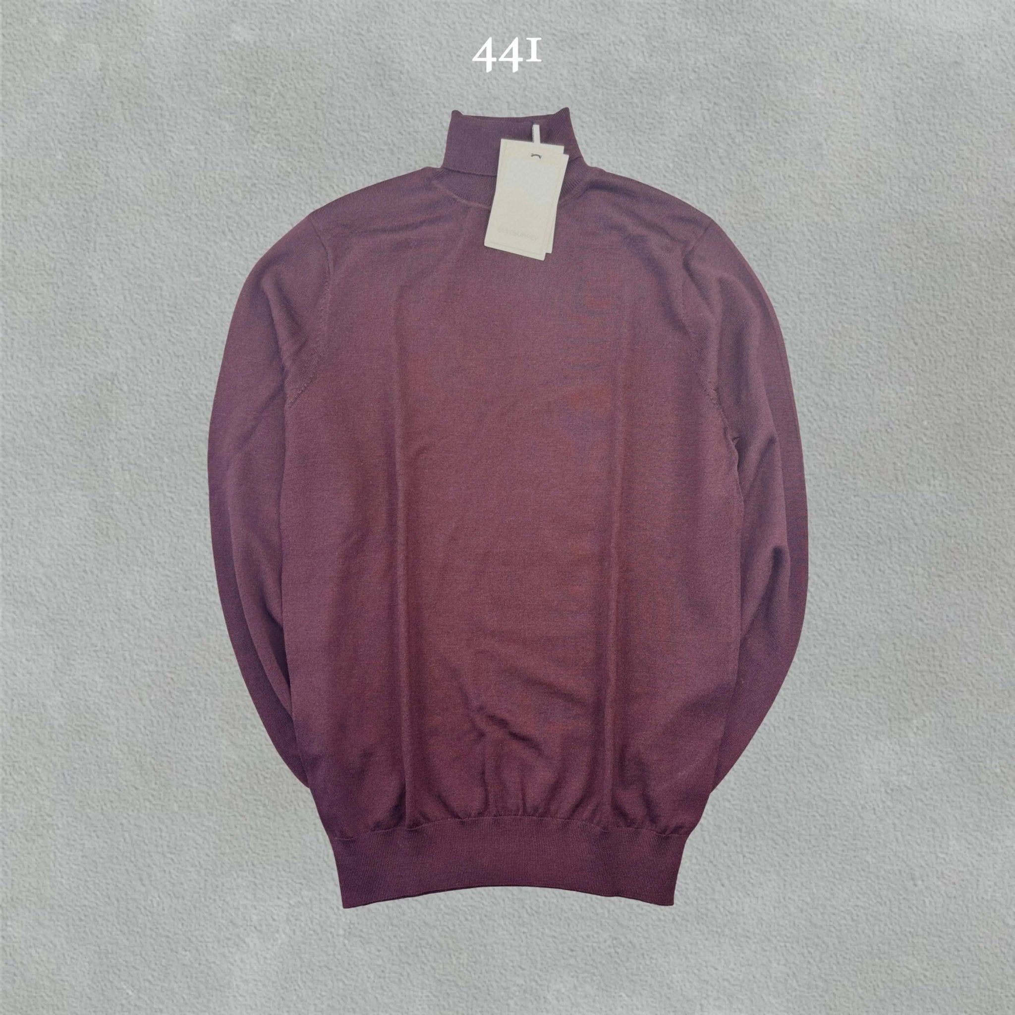 Burgundy Suitsupply Turtleneck - Men S - New With Tags - Revaleur