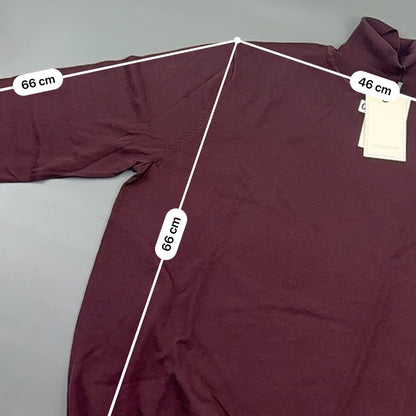 Burgundy Suitsupply Turtleneck - XXL - New With Tags - Revaleur
