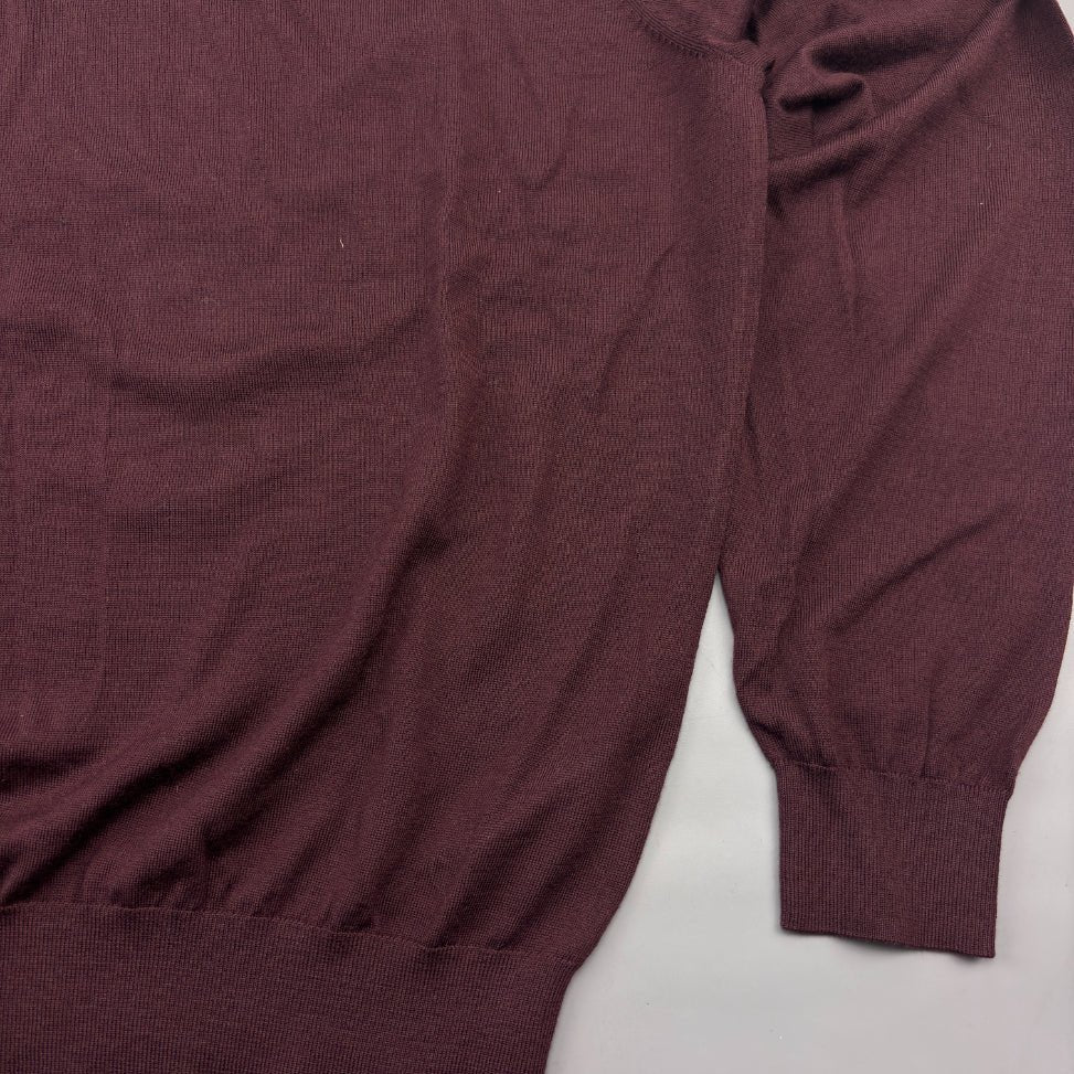 Burgundy Suitsupply Turtleneck - XXL - New With Tags - Revaleur