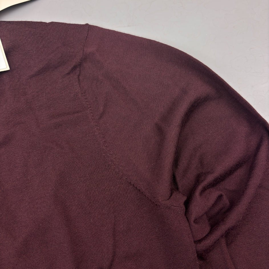 Burgundy Suitsupply Turtleneck - XXL - New With Tags - Revaleur