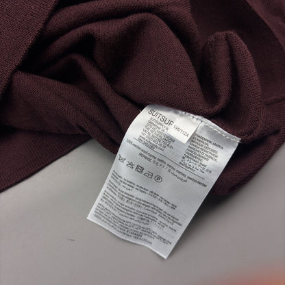Burgundy Suitsupply Turtleneck - XXL - New With Tags - Revaleur