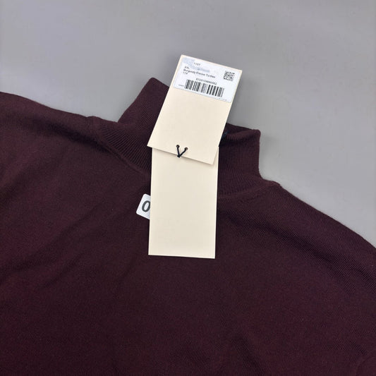 Burgundy Suitsupply Turtleneck - XXL - New With Tags - Revaleur