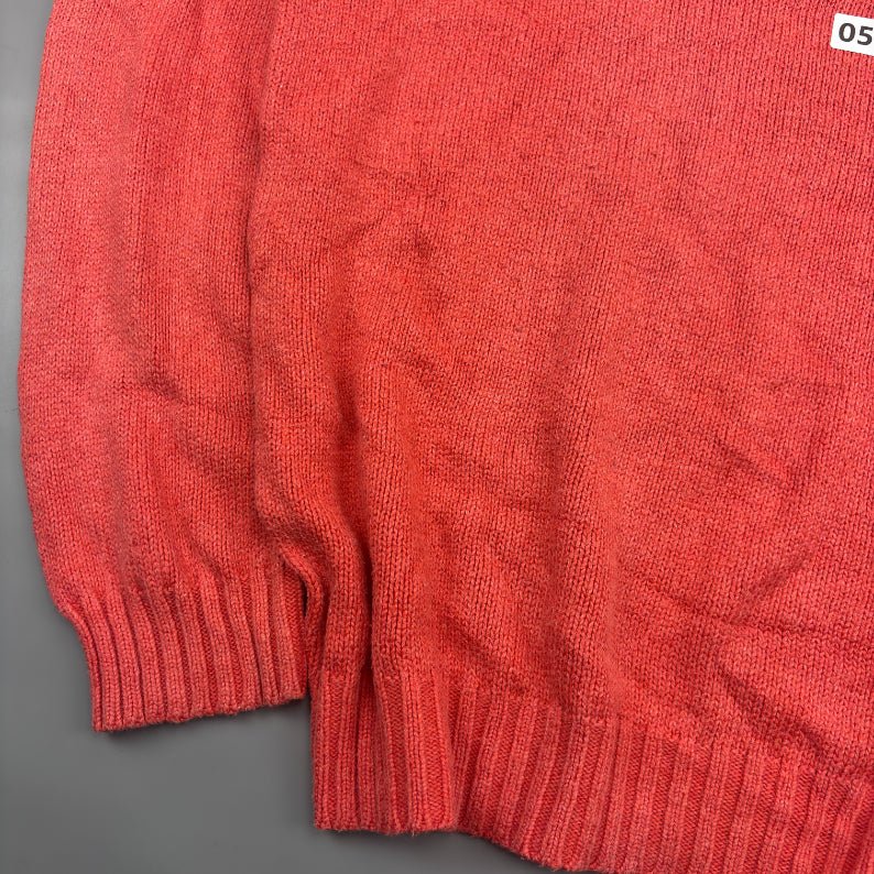 Coral Ralph Lauren Knitted Sweater - XL - Very Good - Revaleur