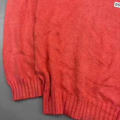 Coral Ralph Lauren Knitted Sweater - XL - Very Good - Revaleur