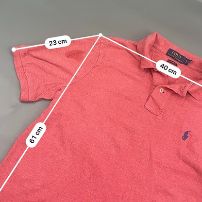 Coral Ralph Lauren Polo Shirt - Men S - Very Good - Revaleur
