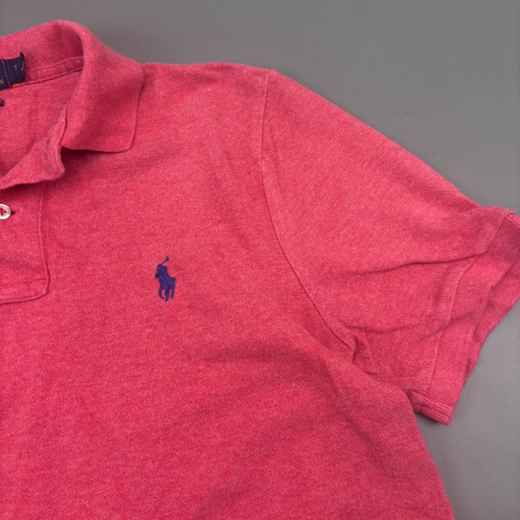 Coral Ralph Lauren Polo Shirt - Men S - Very Good - Revaleur
