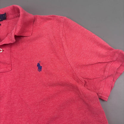 Coral Ralph Lauren Polo Shirt - Men S - Very Good - Revaleur