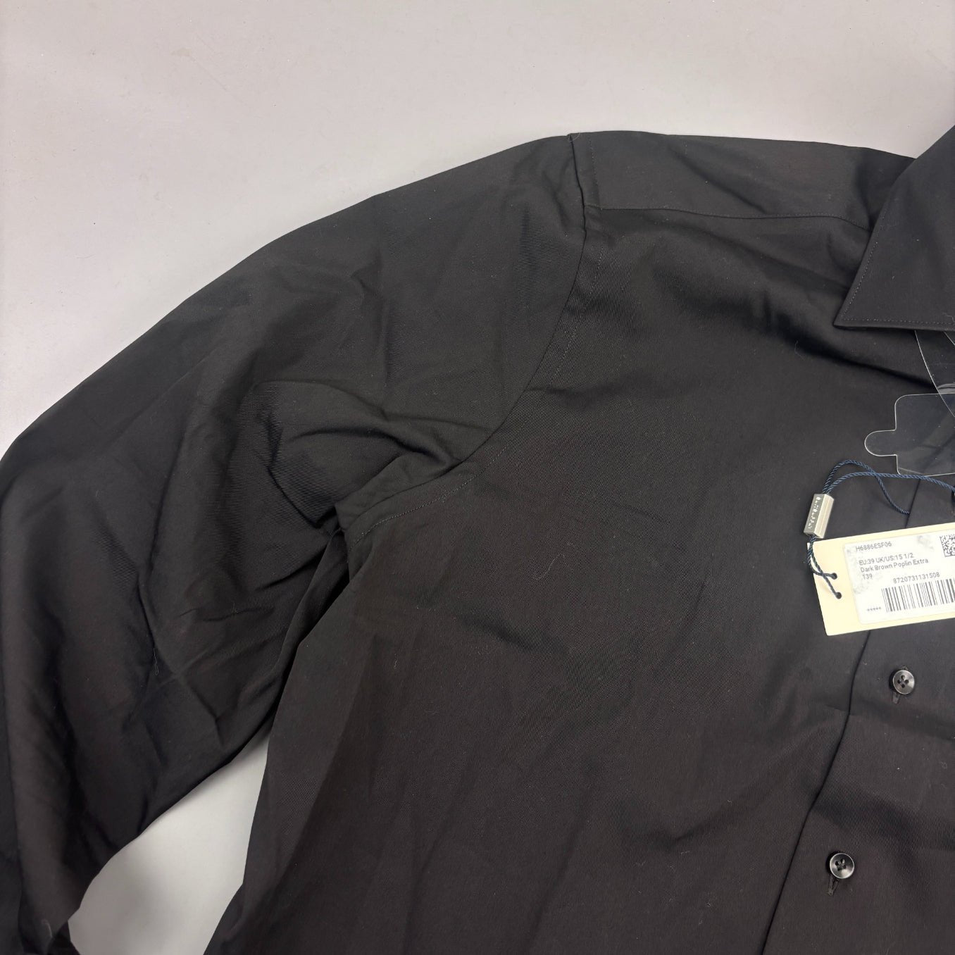 Dark Brown Suitsupply Shirt - Men 39 - New With Tags - Revaleur