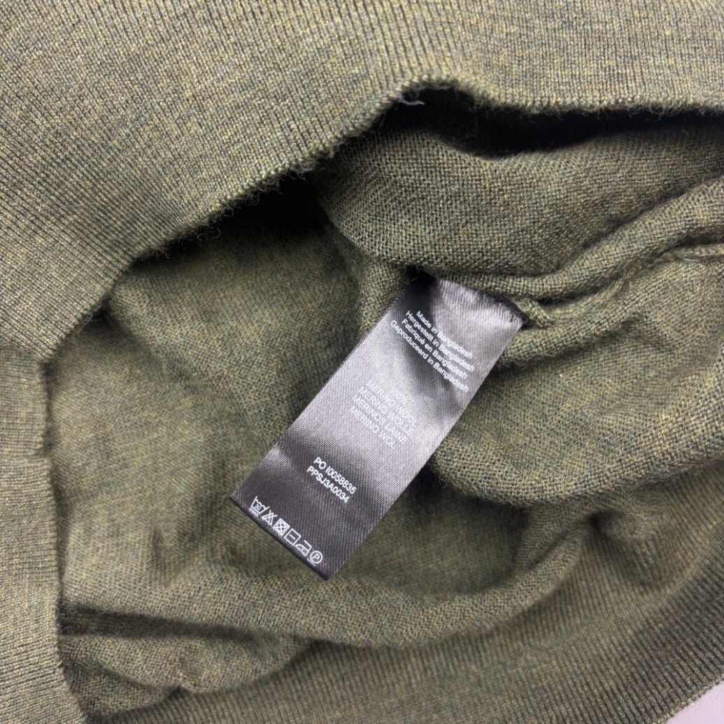 Dark Green Profuomo Half Zip - Men L - New - Revaleur
