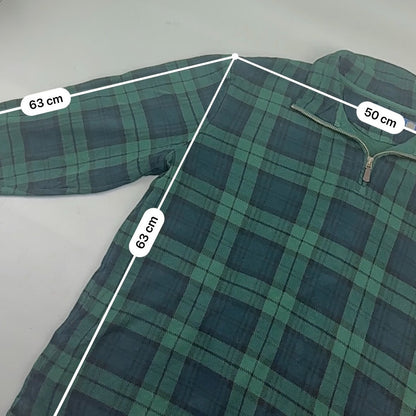 Dark Green Ralph Lauren Half Zip - Men L - Very Good - Revaleur