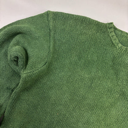 Dark Green Ralph Lauren Knitted Sweater - Men M - Very Good - Revaleur