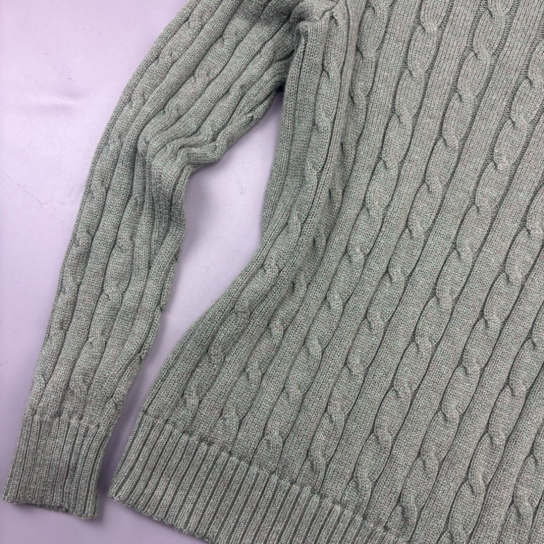 Dark Green Ralph Lauren Knitted Sweater - Women S - Very Good - Revaleur