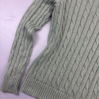 Dark Green Ralph Lauren Knitted Sweater - Women S - Very Good - Revaleur