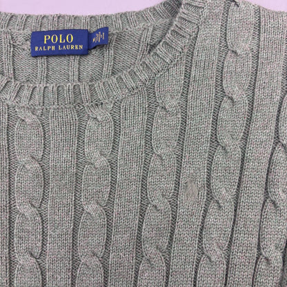 Dark Green Ralph Lauren Knitted Sweater - Women S - Very Good - Revaleur