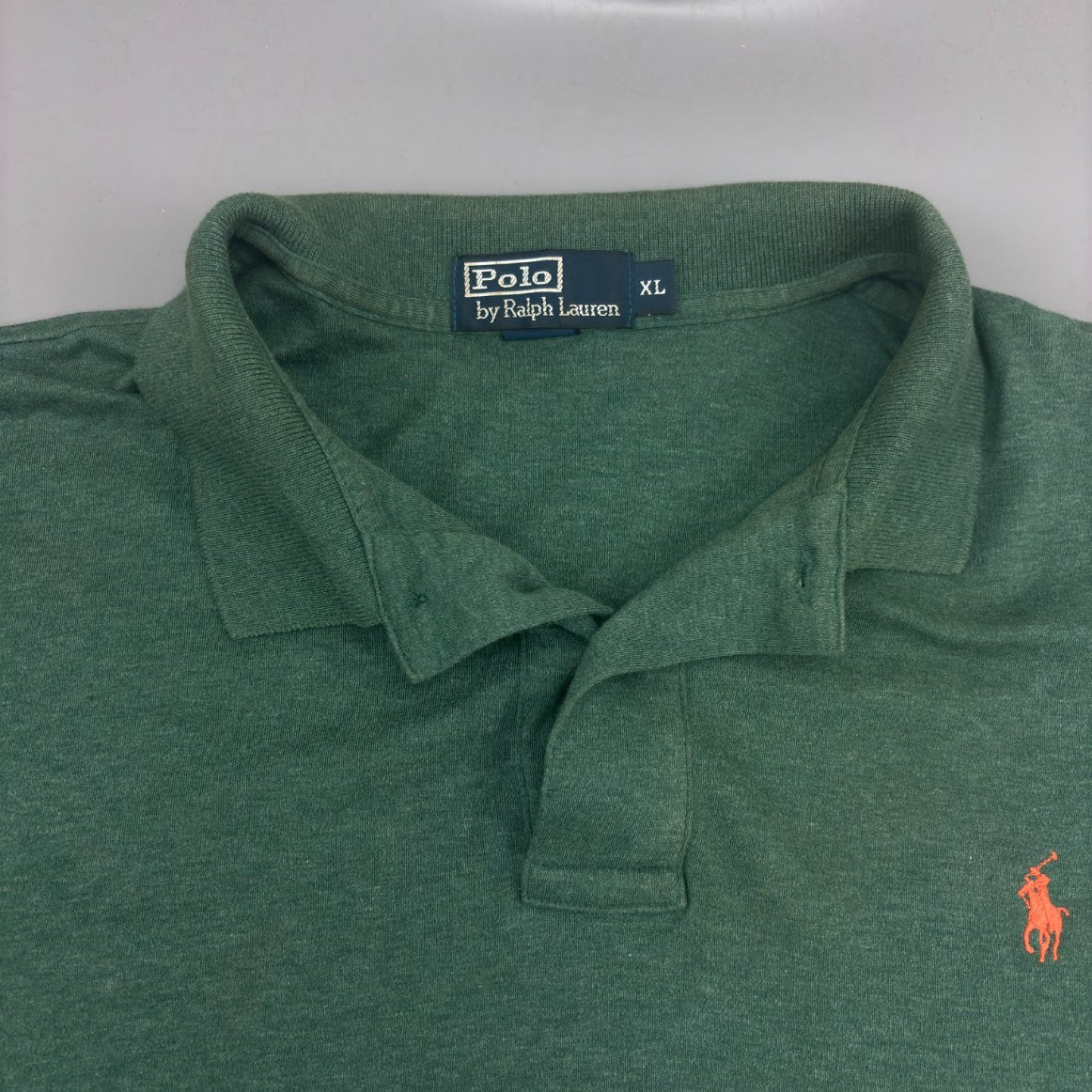 Dark Green Ralph Lauren Polo Shirt - Men XL - Very Good - Revaleur