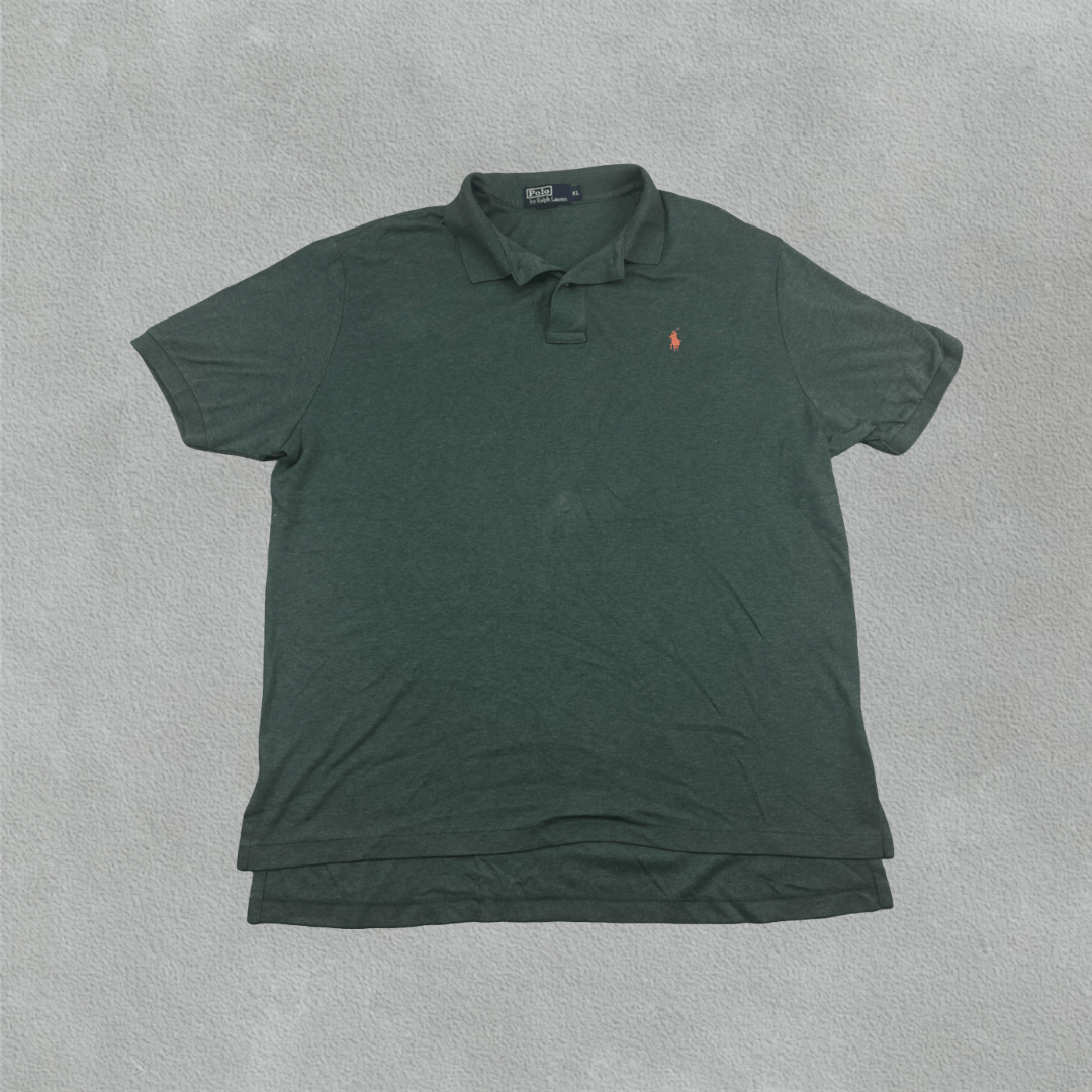 Dark Green Ralph Lauren Polo Shirt - Men XL - Very Good - Revaleur