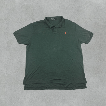 Dark Green Ralph Lauren Polo Shirt - Men XL - Very Good - Revaleur