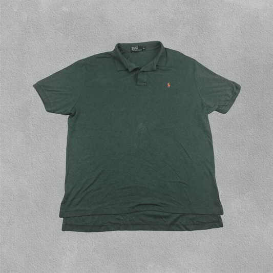 Dark Green Ralph Lauren Polo Shirt - Men XL - Very Good - Revaleur