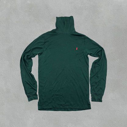 Dark Green Ralph Lauren Turtleneck - Men S - Very Good - Revaleur