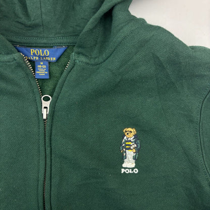 Dark Green Ralph Lauren Zip Vest - Boys M - Very Good - Revaleur