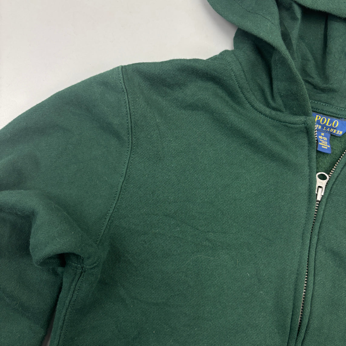 Dark Green Ralph Lauren Zip Vest - Boys M - Very Good - Revaleur