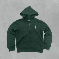 Dark Green Ralph Lauren Zip Vest - Boys M - Very Good - Revaleur